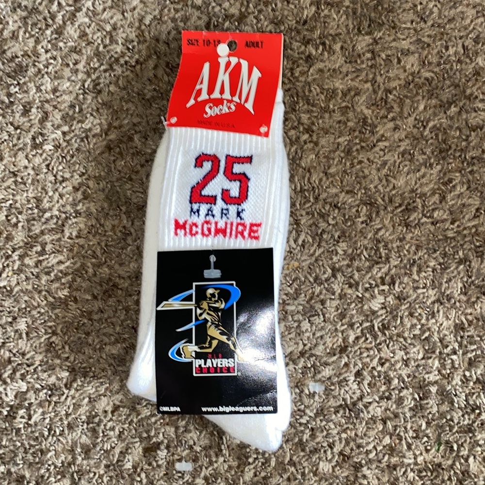 Mark McGwire AKM PLAYERS CHOICE THICK SOCKS
